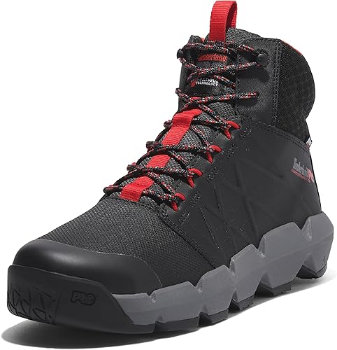 Timberland PRO Morphix - Botas de deporte para hombre con punta de seguridad compuesta de 6 pulgadas, impermeables, industriales e informales