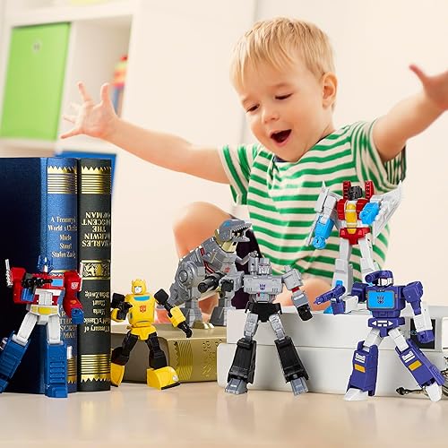 Miniatura 7 de Optimus Prime Transformer Toy AMK Mini Series Transformers G1, 4.72 pulgadas altamente articulado Optimus Prime Model Kit con armamento, juguetes