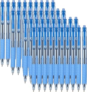 Sooez 40 Pack Bulk Pens Ballpoint, Smooth Writing Black Ink Pens | Retractable Ballpoint Pen with Soft Grip, Medium Point 1.0mm Pens for Journaling, Office Supplies for Nurse Note Taking