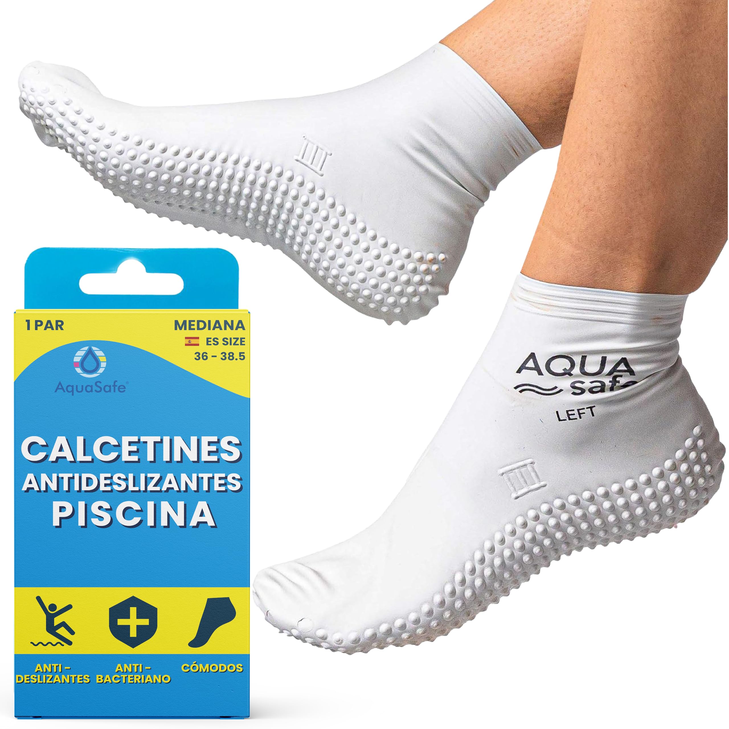 Aquasafe Calcetines de Piscina Impermeables
