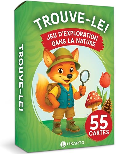 Trouve-Le! Cartes d'exploration Nature LIKARTO