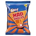 Bingo! Mad Angles Very Peri Peri | Spicy & Crunchy| Premium Corn-Based Triangle Chips Pack for Snacks – 64g/60g ( weight
