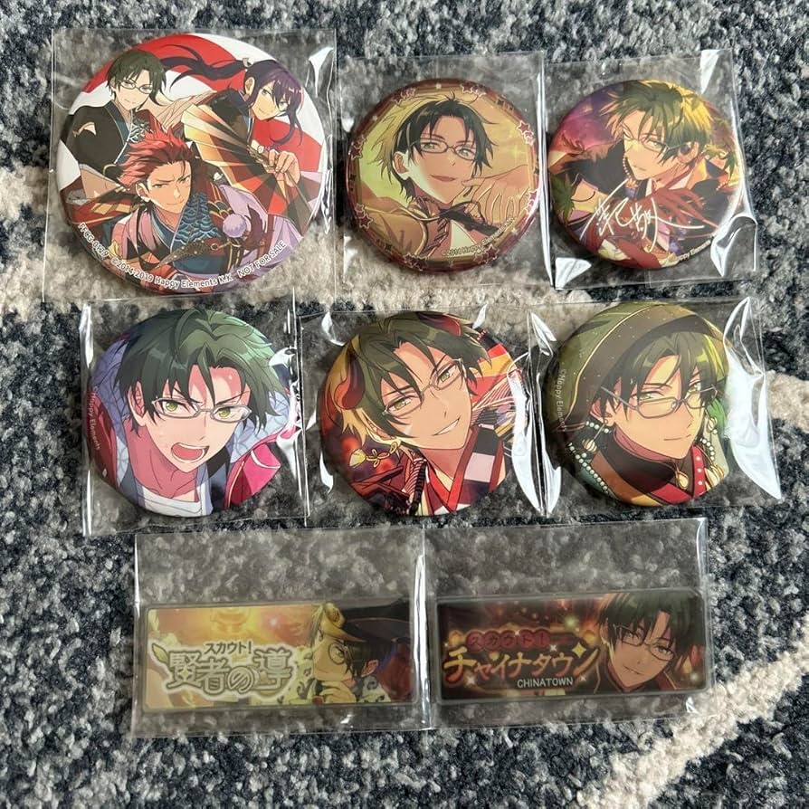 あんスタ 蓮巳敬人 F2 開花前缶バッジ80点 あんスタ 蓮