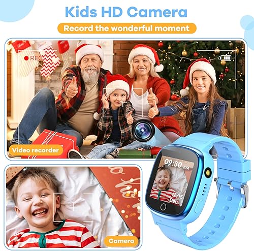 Miniatura 4 de DERUI Reloj inteligente para niños con 26 videojuegos, cámara selfie, reproductor de video, podómetro, cronómetro, reloj despertador, linterna,