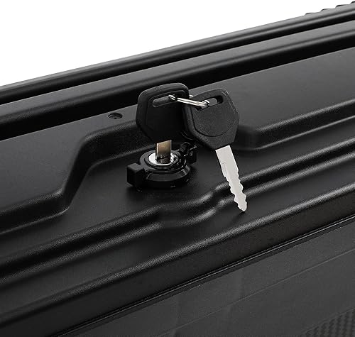 Miniatura 2 de Caja de almacenamiento para caja de camión, tapa con cerradura con llave, almacenamiento de caja de camioneta abatible, compatible con Ford para
