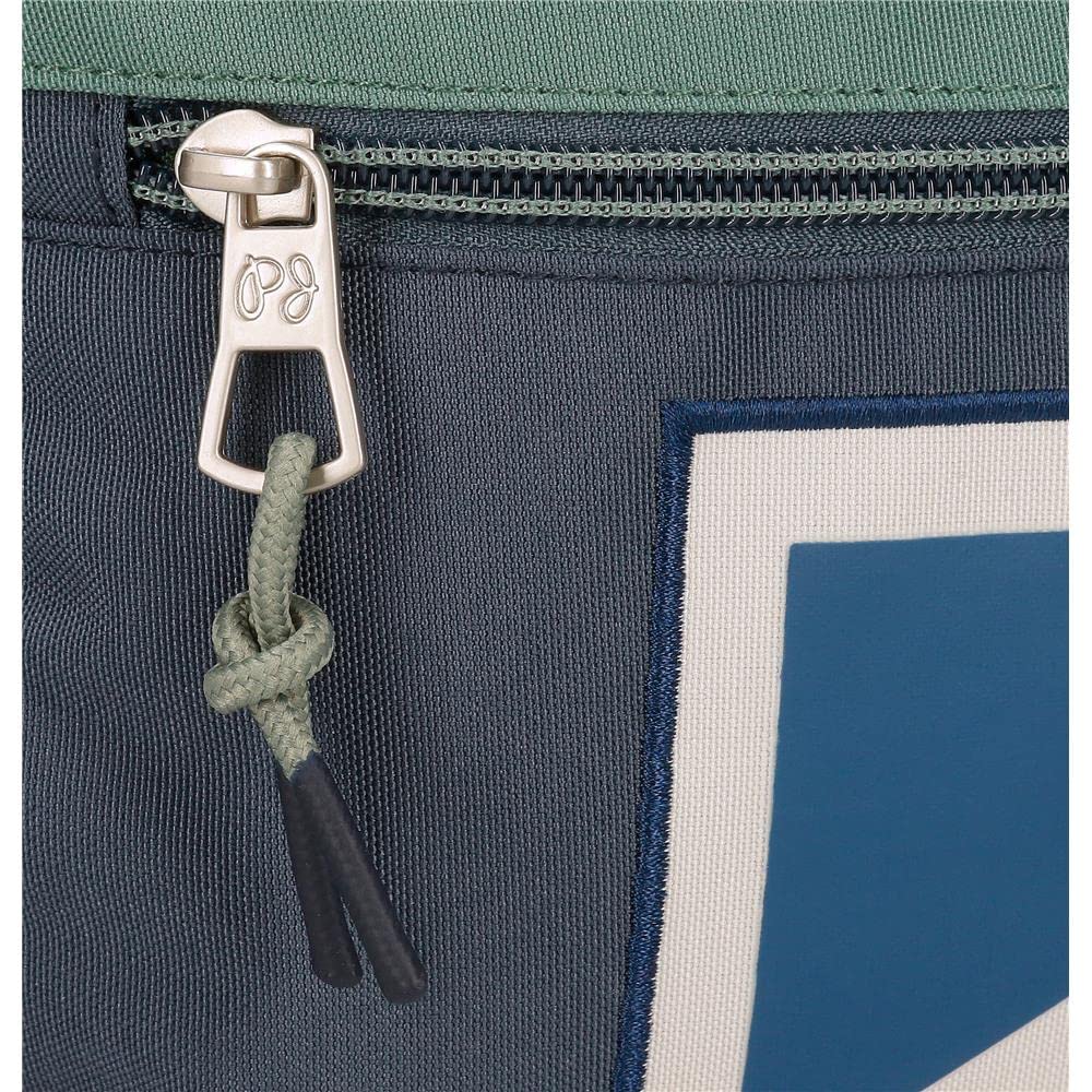 Pepe Jeans Tom Bandolera Azul 17x21x7 cms Poliéster