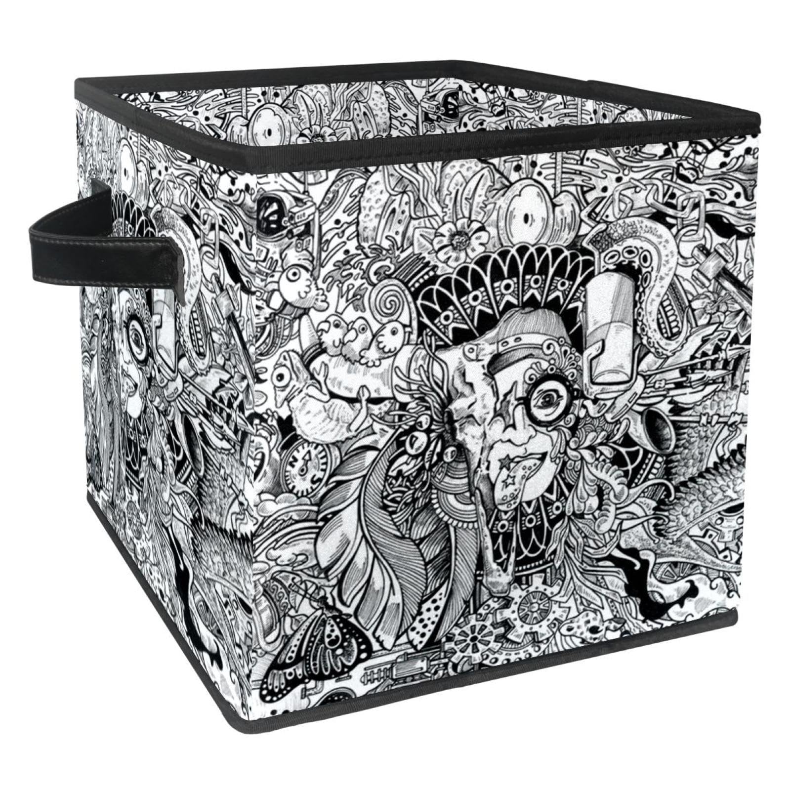 Cube de rangement en tissu pliable pour organiser les jouets des enfants
