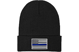 Thin Blue Line Beanie: Show Your Support for Law Enforcement