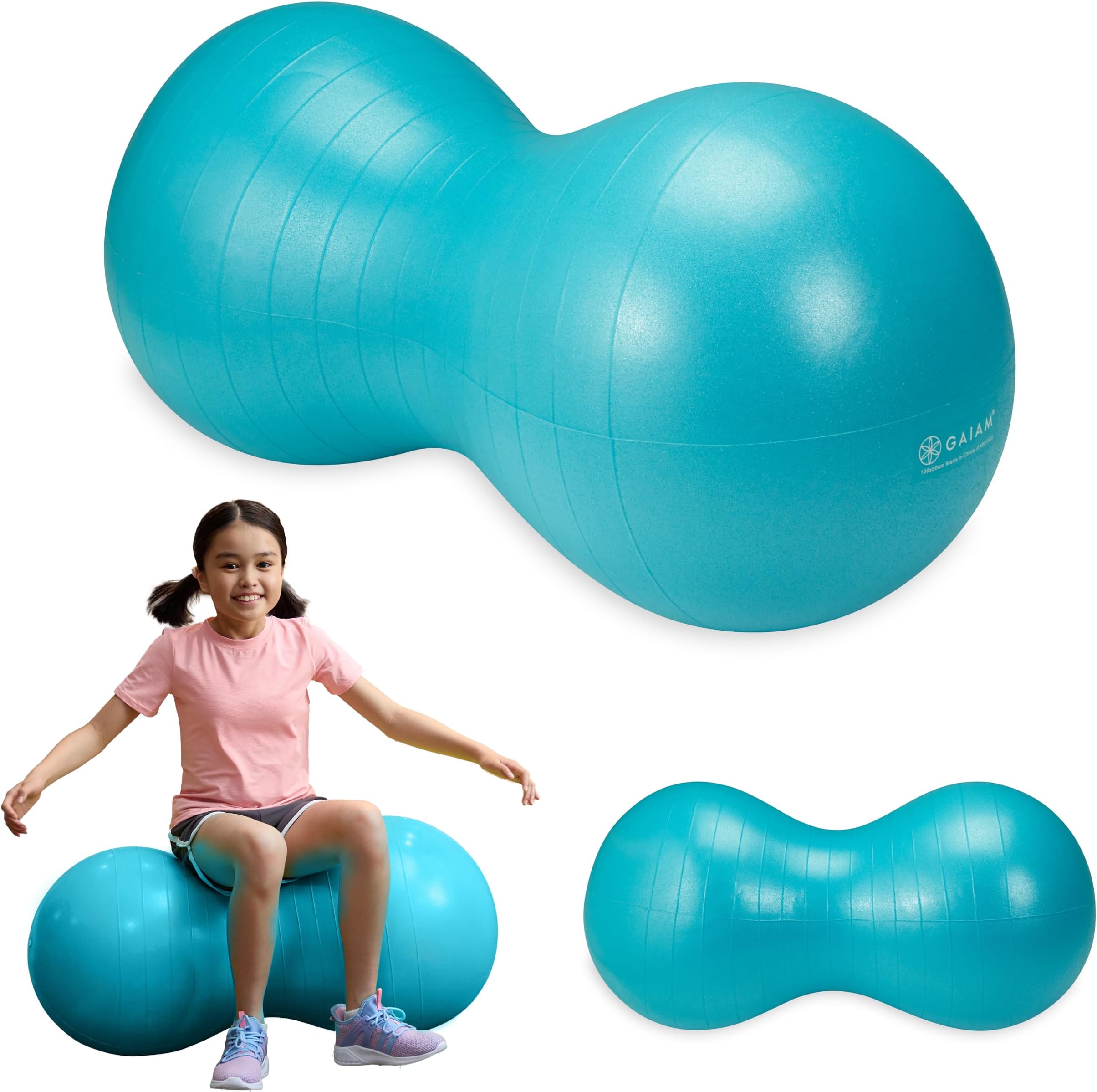 Active Seat Peanut Shaped Bounce Desk Chair, Exercise Yoga Balance Sitting Ball, Flexible Seating, Wiggle Seat for Boys and Girls