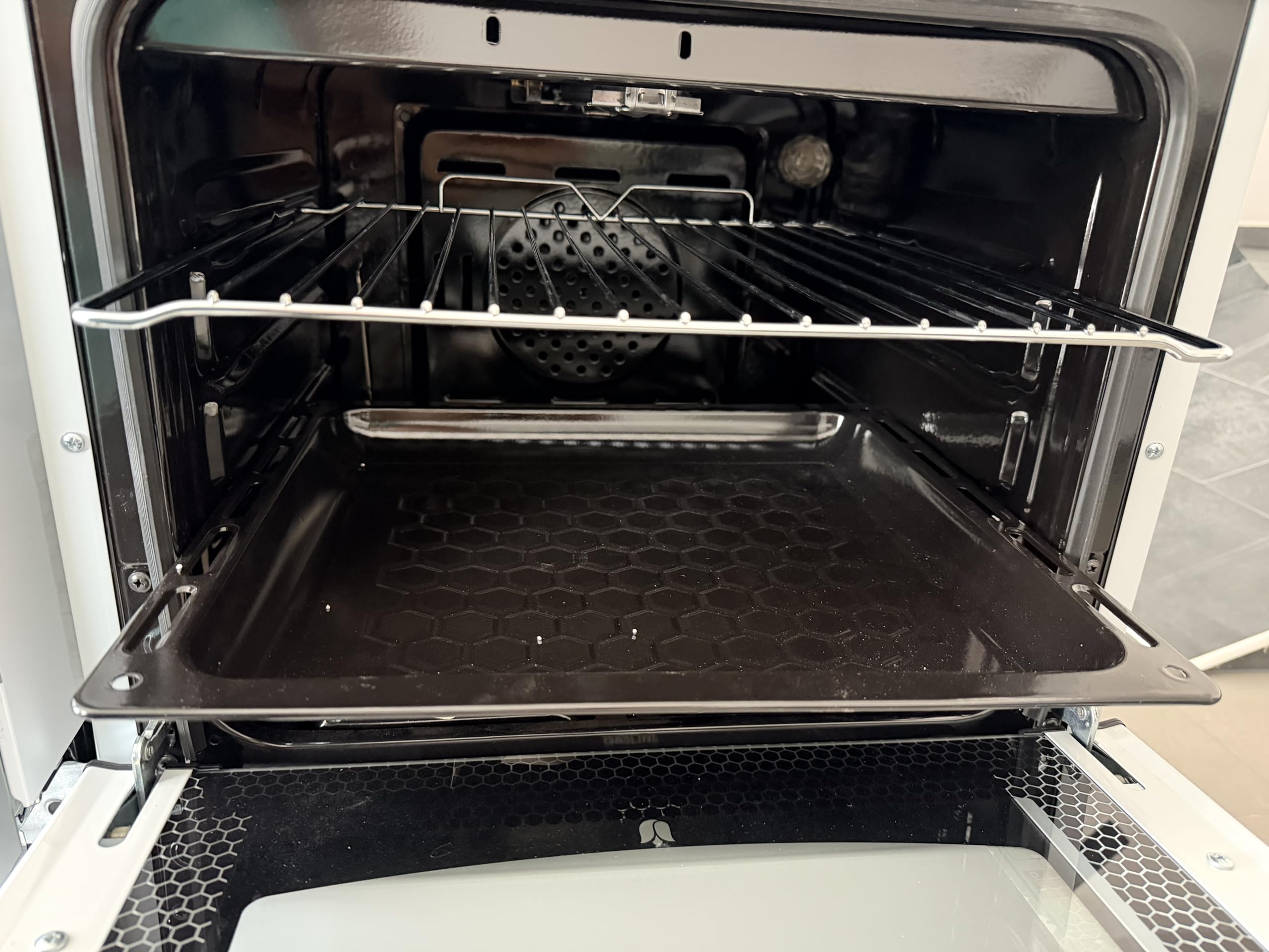 Gasline SHGG5060UW Gas Standherd mit Gasbackofen und Grill, Umluft SHGG5060UW, Weiß, LPG, Erdgas