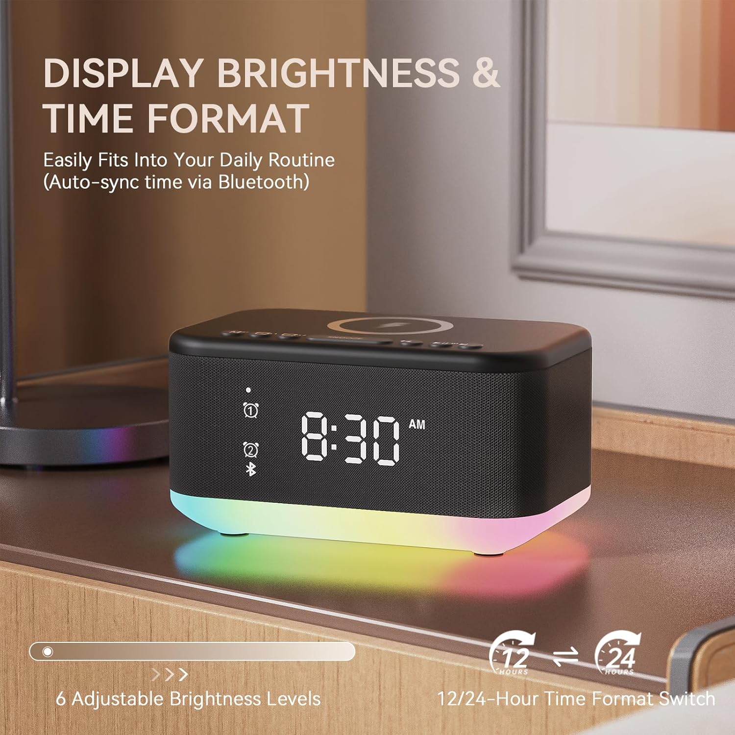 Wake Up Right: The Ultimate Wireless Charging Alarm Clock Review!