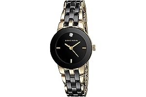 Alluring Women's Ceramic Watch with Diamond Dial