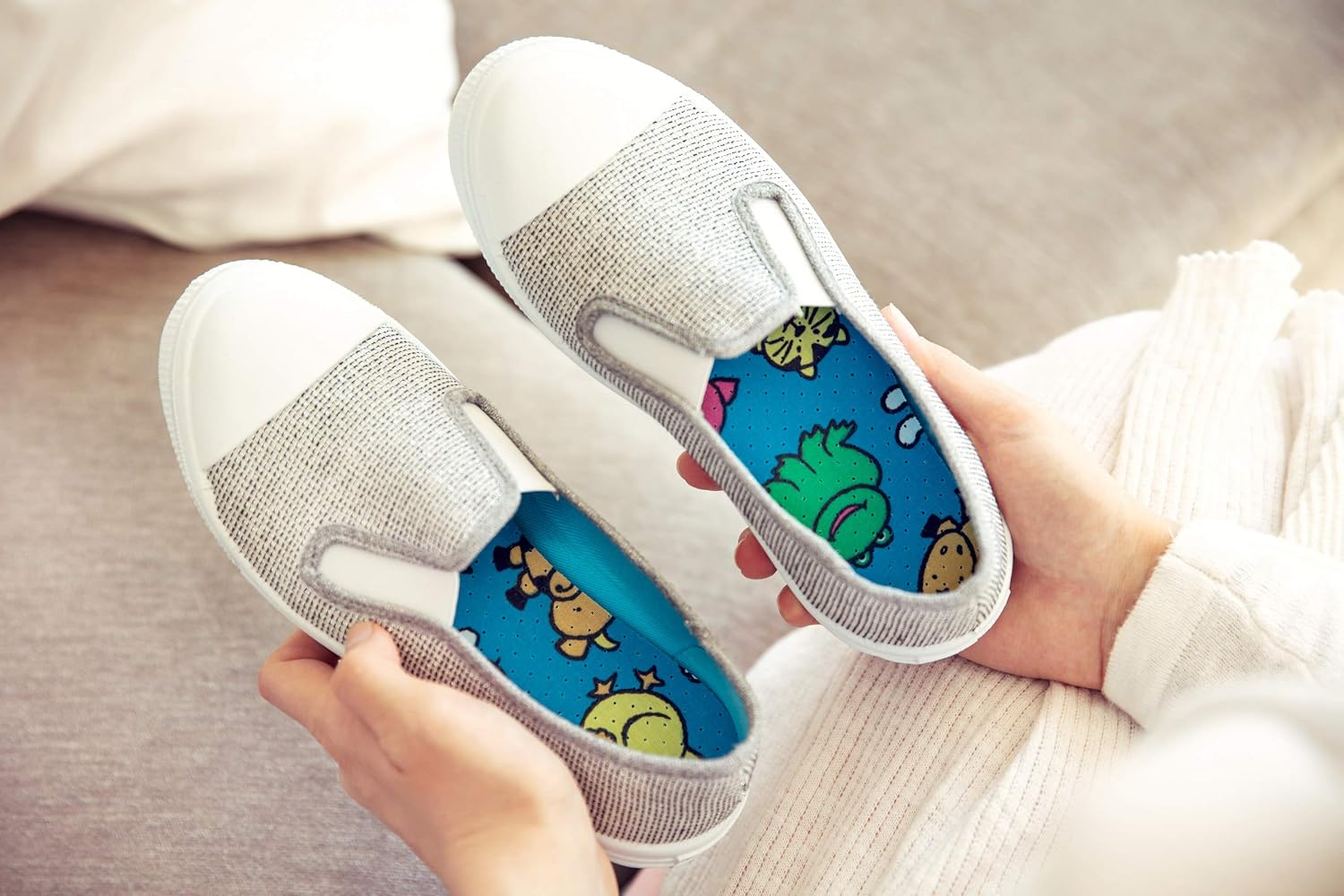 Shoe Insoles for Kids 6 Pair Pack | Comfortable Shoe Inserts Set for Everyday Use | Cut-to-Size Shoe Insoles for Kids with Fun and Cool Design | Kaps Offspring