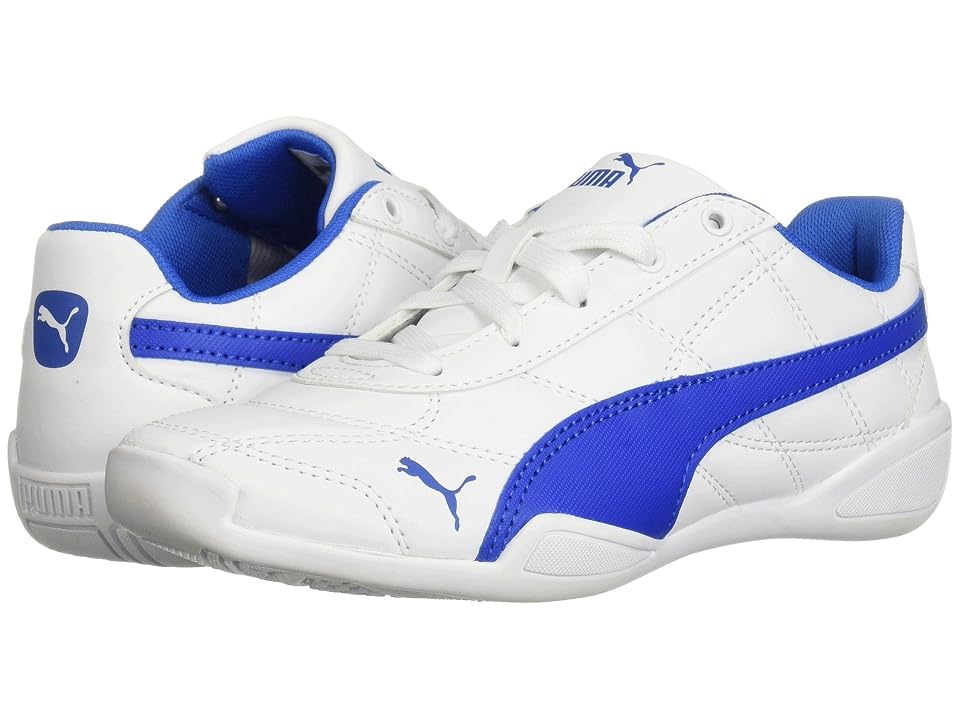 

Puma Kids Tune Cat 3 (Little Kid/Big Kid) (Puma White/Strong Blue) Boy's Shoes
