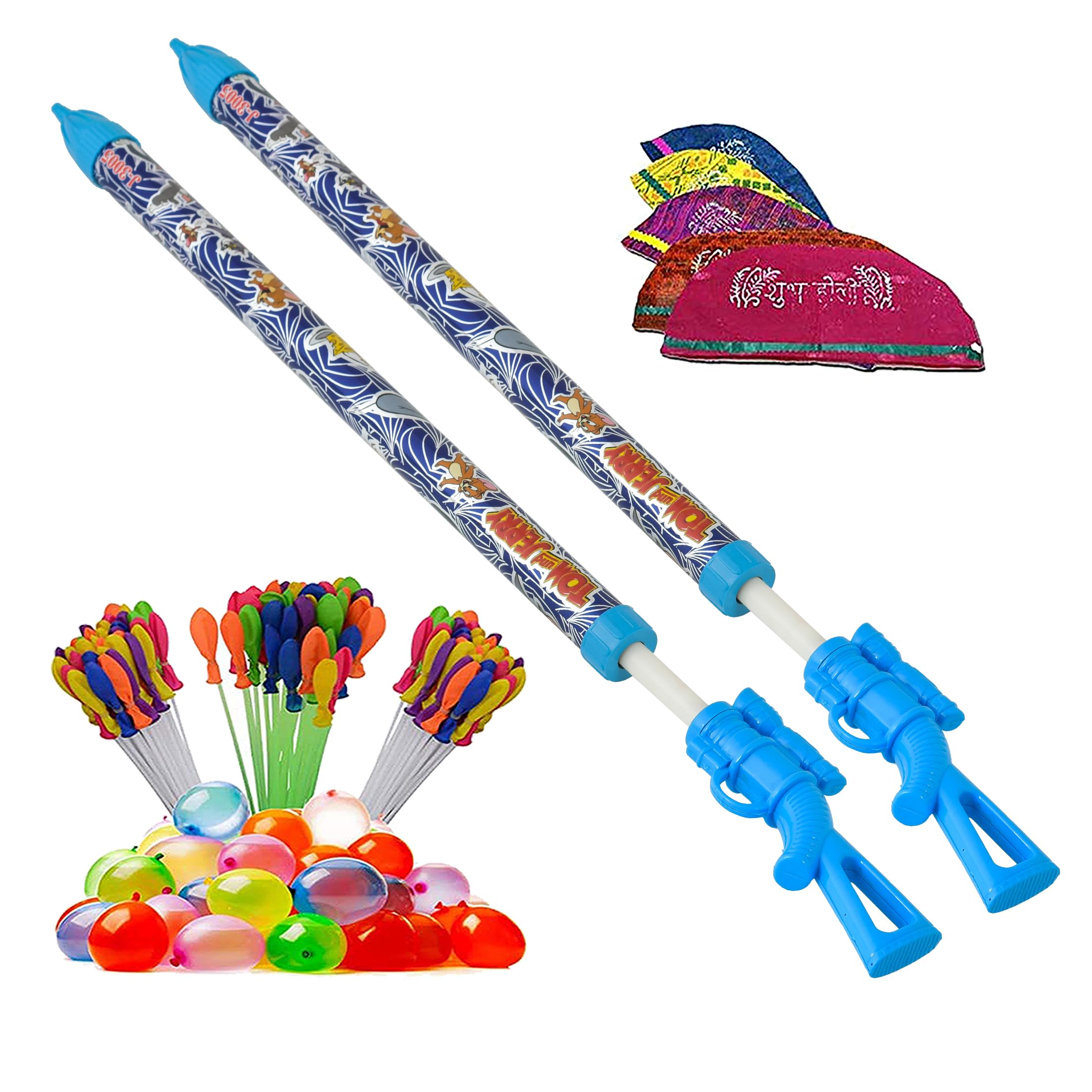 Brown Leaf High Presure Gun 20 inch Pipe Pichkari Water Tank Water Gun Pichkari Toy for Kids Holi Festival & Summer Pool Party Fun (2 Pichkari 3 Magic Balloon 10 Holi Cap) (B0CWGPHXJ5) Amazon Price History, Amazon Price Tracker