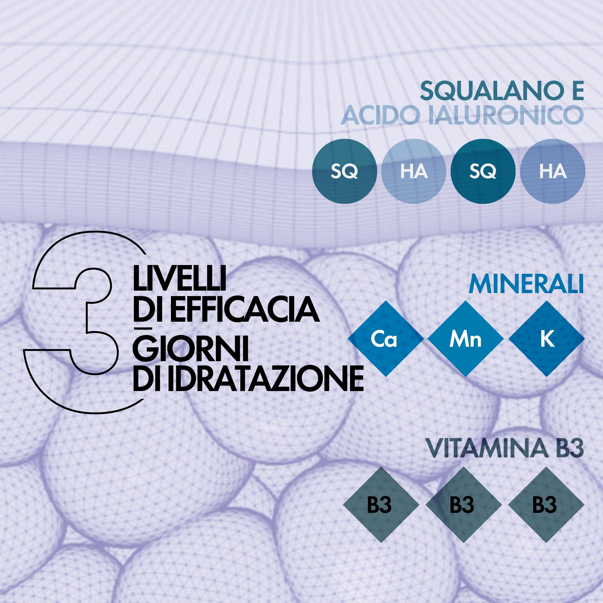 Crema Leggera Idratante Mineral 89 50ml con Acido Ialuronico e Squalene per Pelle Luminosa e Levigata fino a 72 Ore