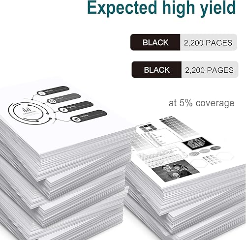 Miniatura 3 de 046 Cartucho de tóner negro MF733Cdw de repuesto para Canon 046 CRG-046 Toner para Color imageCLASS MF733Cdw MF731Cdw MF735Cdw LBP654Cdw Tinta de