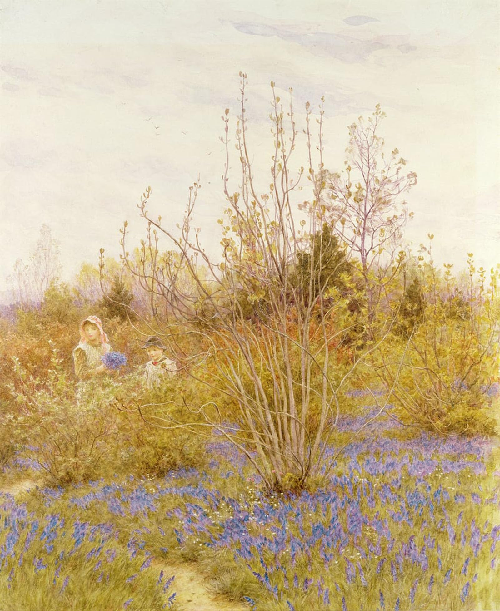 Póster il cuculo de Helen Allingham para decoración de hogar elegante y despachos 5