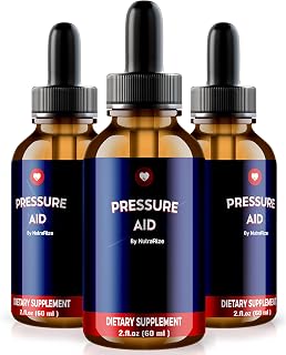 (3 Pack) Pressure Aid Drops - Healthy Blood Flow Supplement, Official Liquid Supplement, All Natural Dropper for Balance and Overall Health, PressureAid Gotas Reviews (90 Servings)