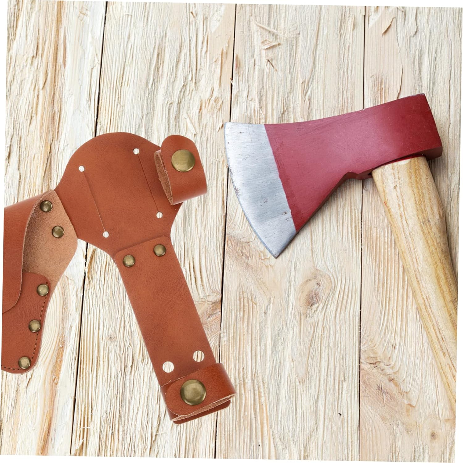 Yardwe 4pcs Hatchet Protective Casing Portable Hatchet Covers Leather Protector for Outdoor Activity Lover