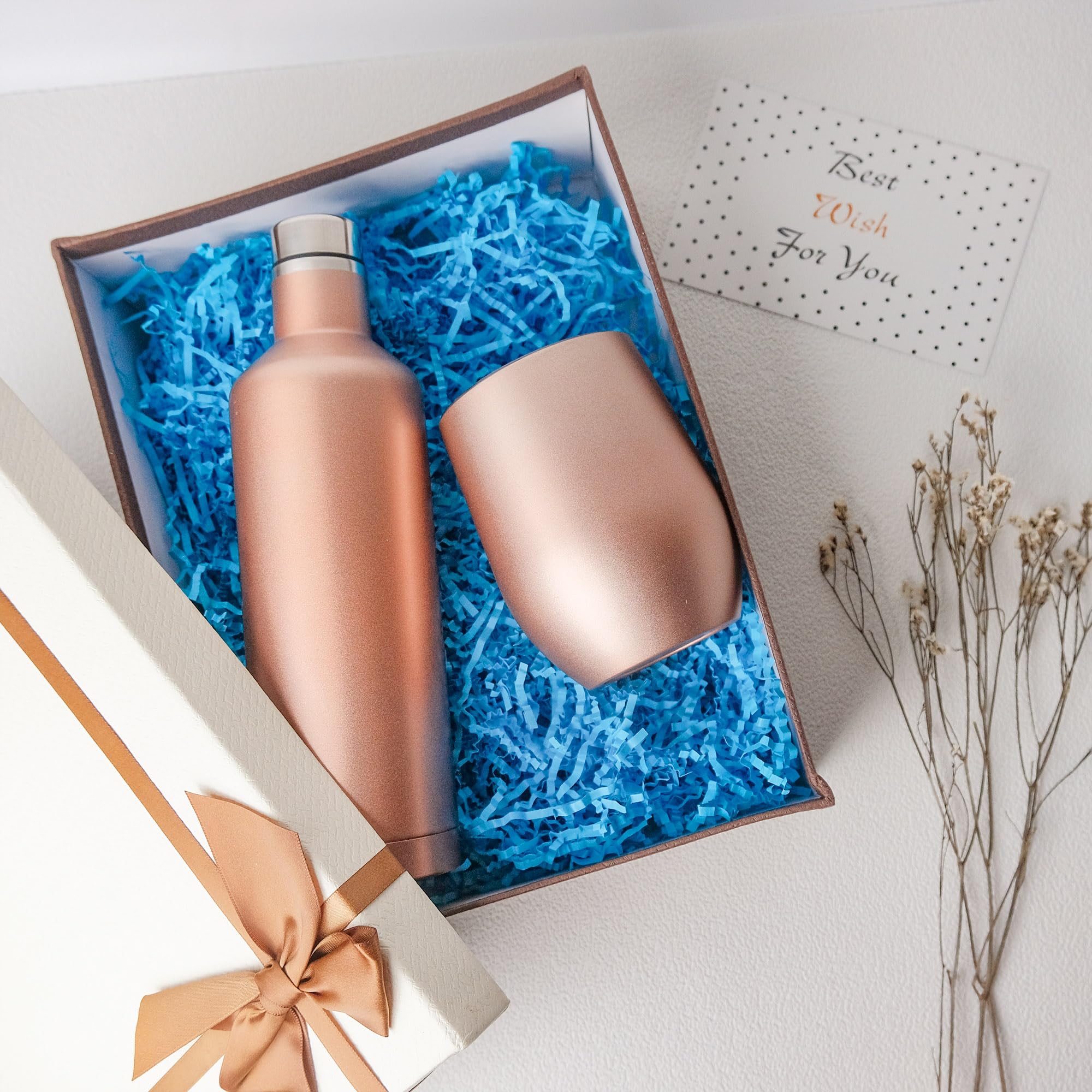 MMvolesy Remplissage De Papier Froissé De Couleur Lavande Pour