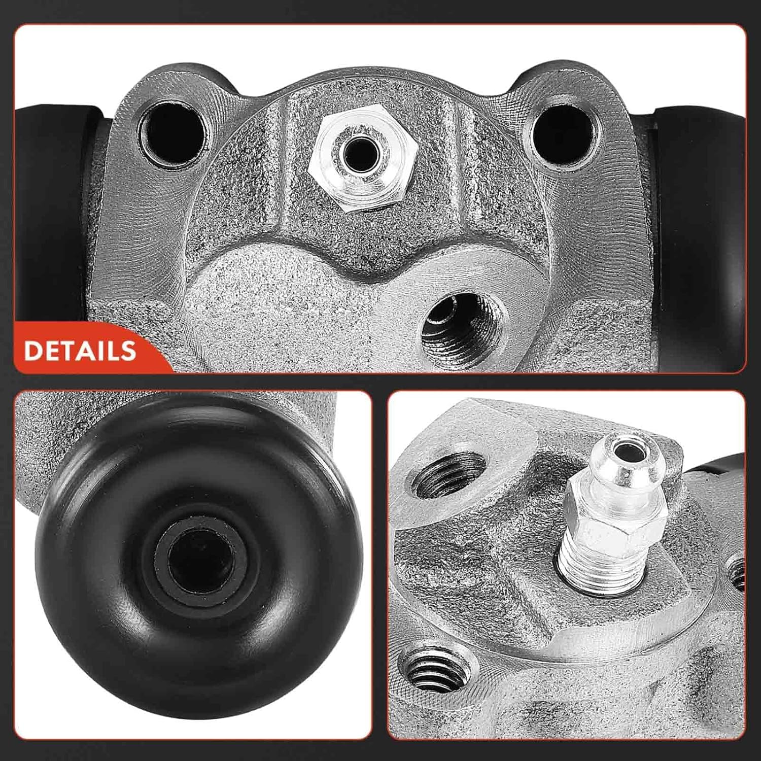 A-Premium Rear Passenger Drum Brake Wheel Cylinder Compatible with Select Edsel, Ford and Mercury Models - Mustang, Bermuda, Corsair, Roundup, Villager, Fairlane, Falcon, Torino, Comet, Cyclone
