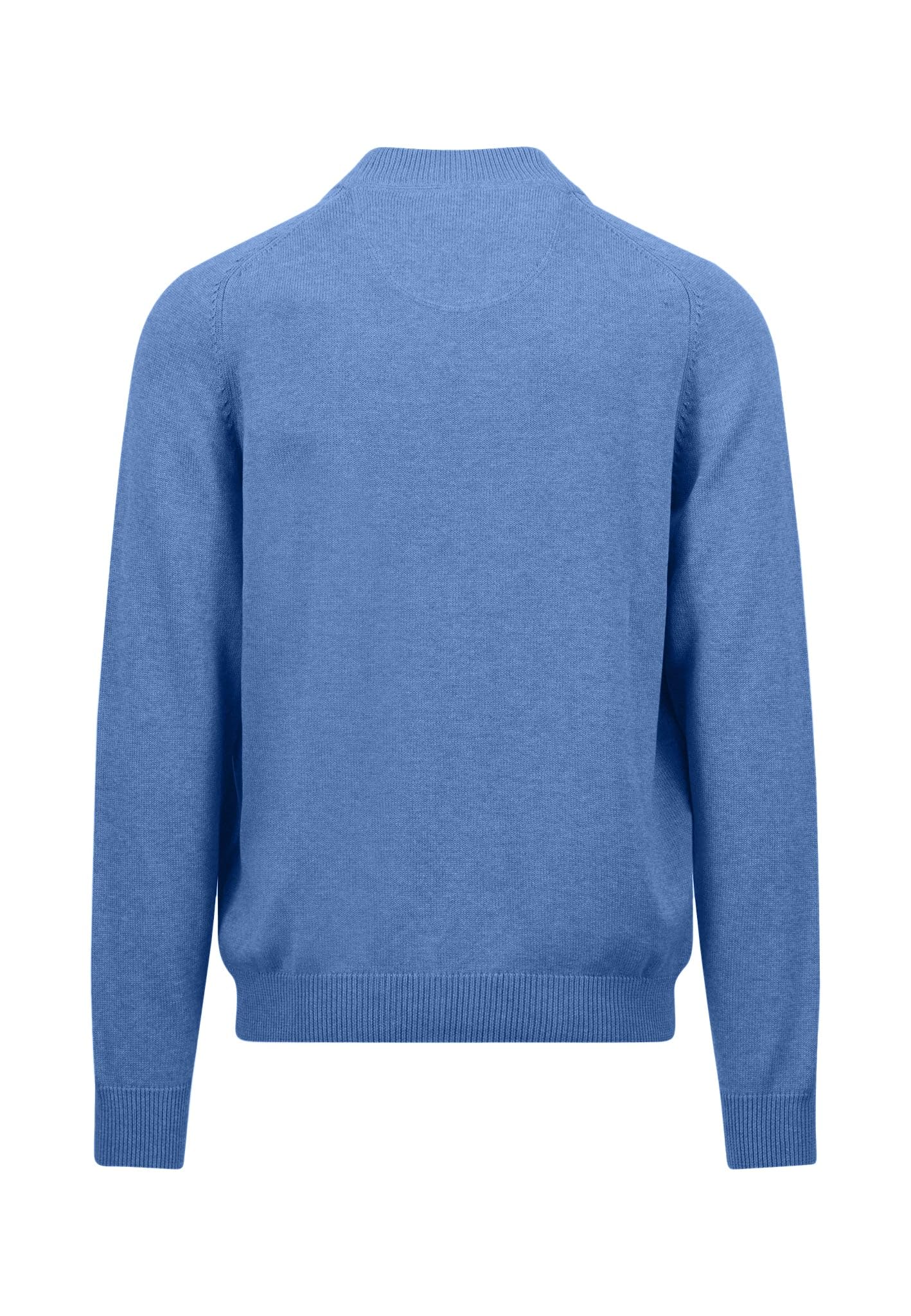 FYNCH-HATTON Strickjacke aus Baumwolle mit Reißverschluss und Stehkragen