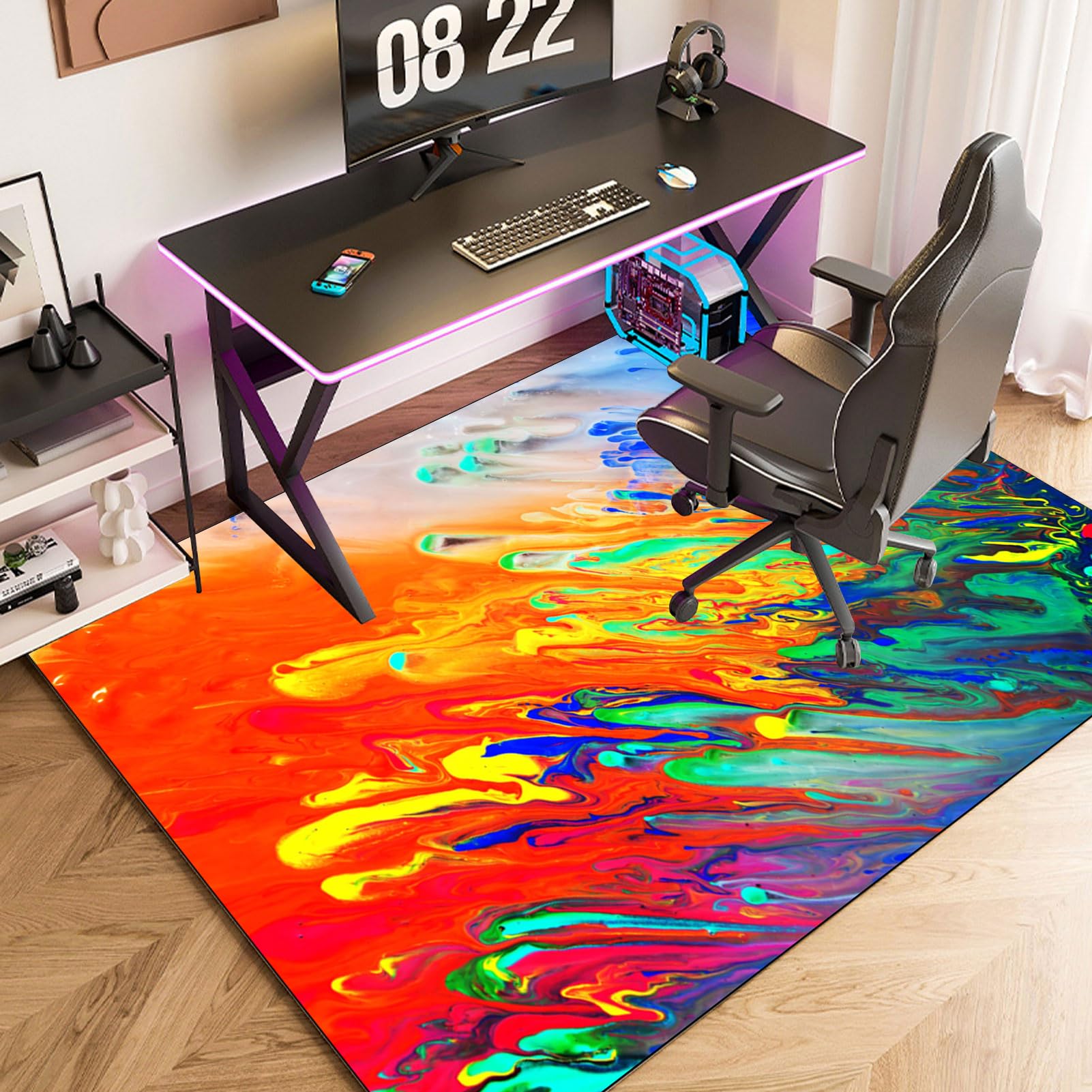 120 X 160 Cm Tapis Chaise De Bureau,Tapis Protège-Sol Pour Chaise De