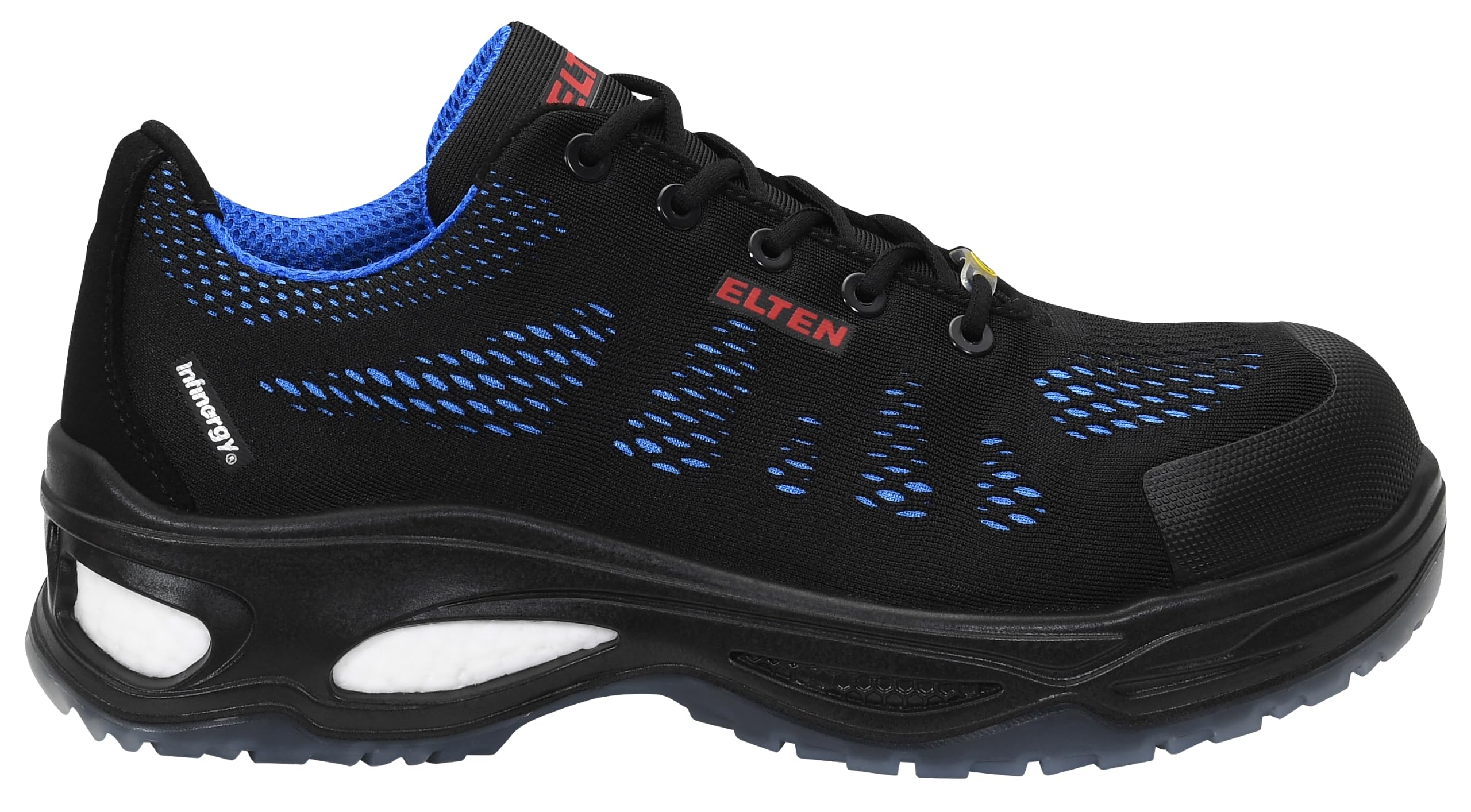 ELTEN Logan Blue Low ESD S1 | Sicherheitsschuhe für Damen & Herren, Kunststoffkappe, leicht, atmungsaktiv