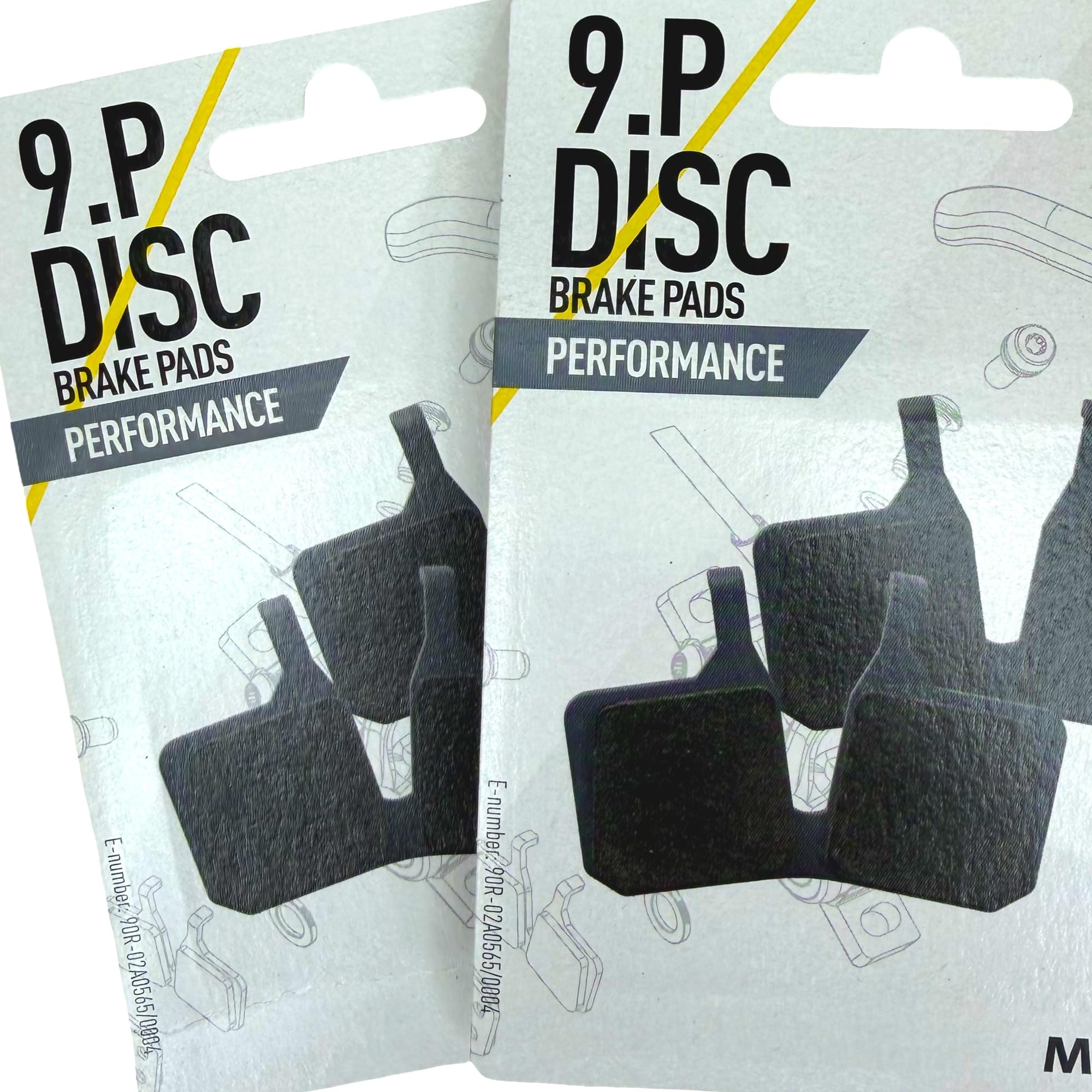 F26 MT, freni a disco idraulici di ricambio per bicicletta, compatibili con Magura MT 2 4 5 7 8 (2 paia/9.P Performance (4 pistoni)