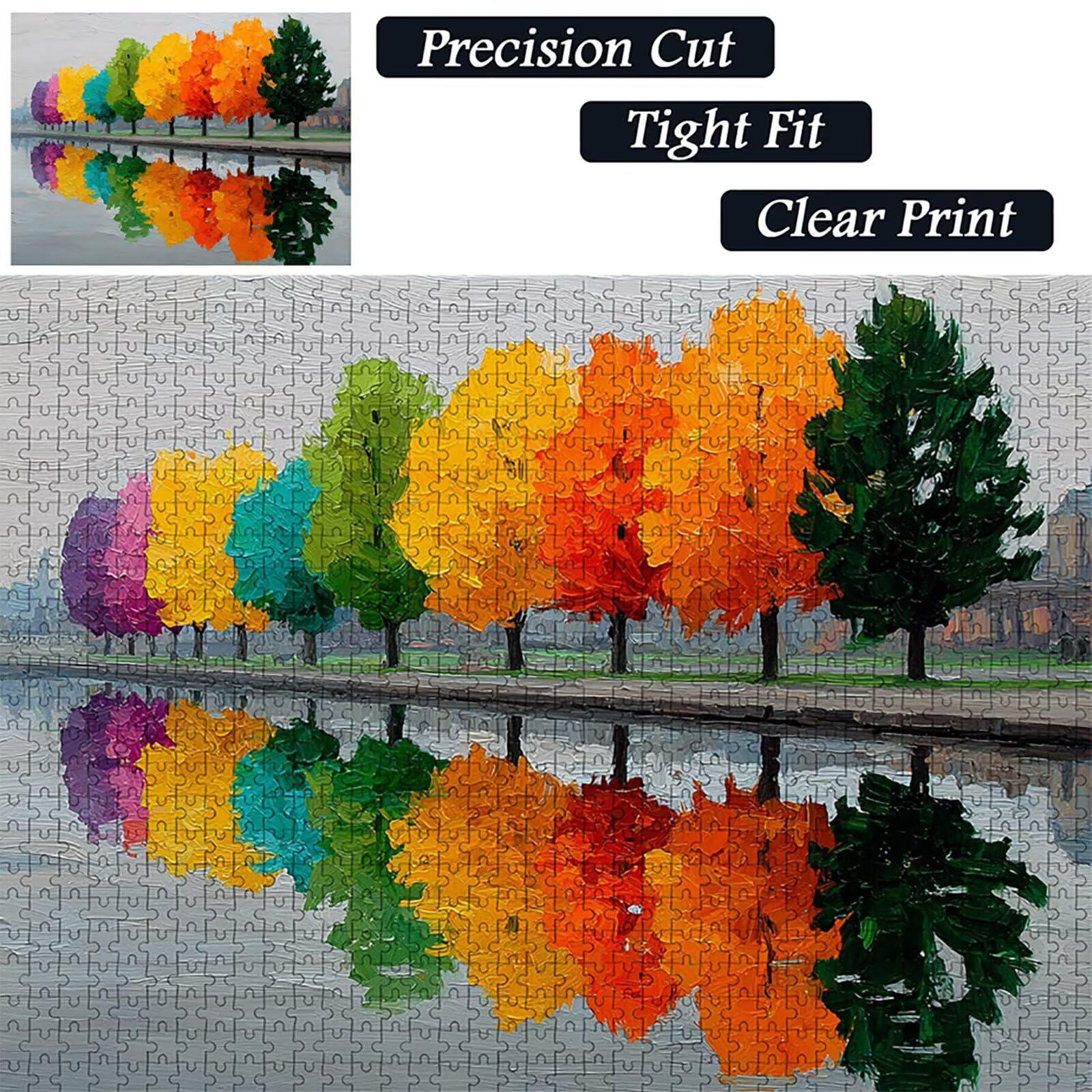 Puzzle graffiti 6000 sztuk dorosłych, drewniane drzewo puzzle z pudełkiem 179 x 105 cm, pomysł na prezent dla mężczyzn i kobiet, zabawa dla dorosłych, do gier rodzinnych, gier wyzwań, wykwintne