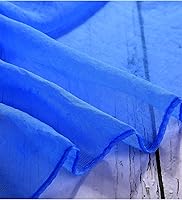 Vista 3 de Boao Bufanda de gasa para mujer, bufanda de gasa transparente de los años 50, bufanda para la cabeza, pañuelo vintage para mujer, accesorios