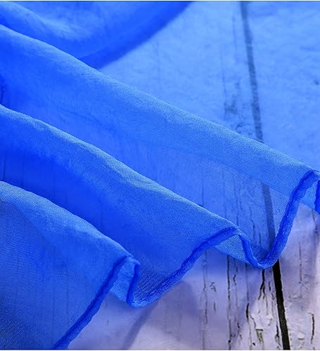 Miniatura 3 de Boao Bufanda de gasa para mujer, bufanda de gasa transparente de los años 50, bufanda para la cabeza, pañuelo vintage para mujer, accesorios para