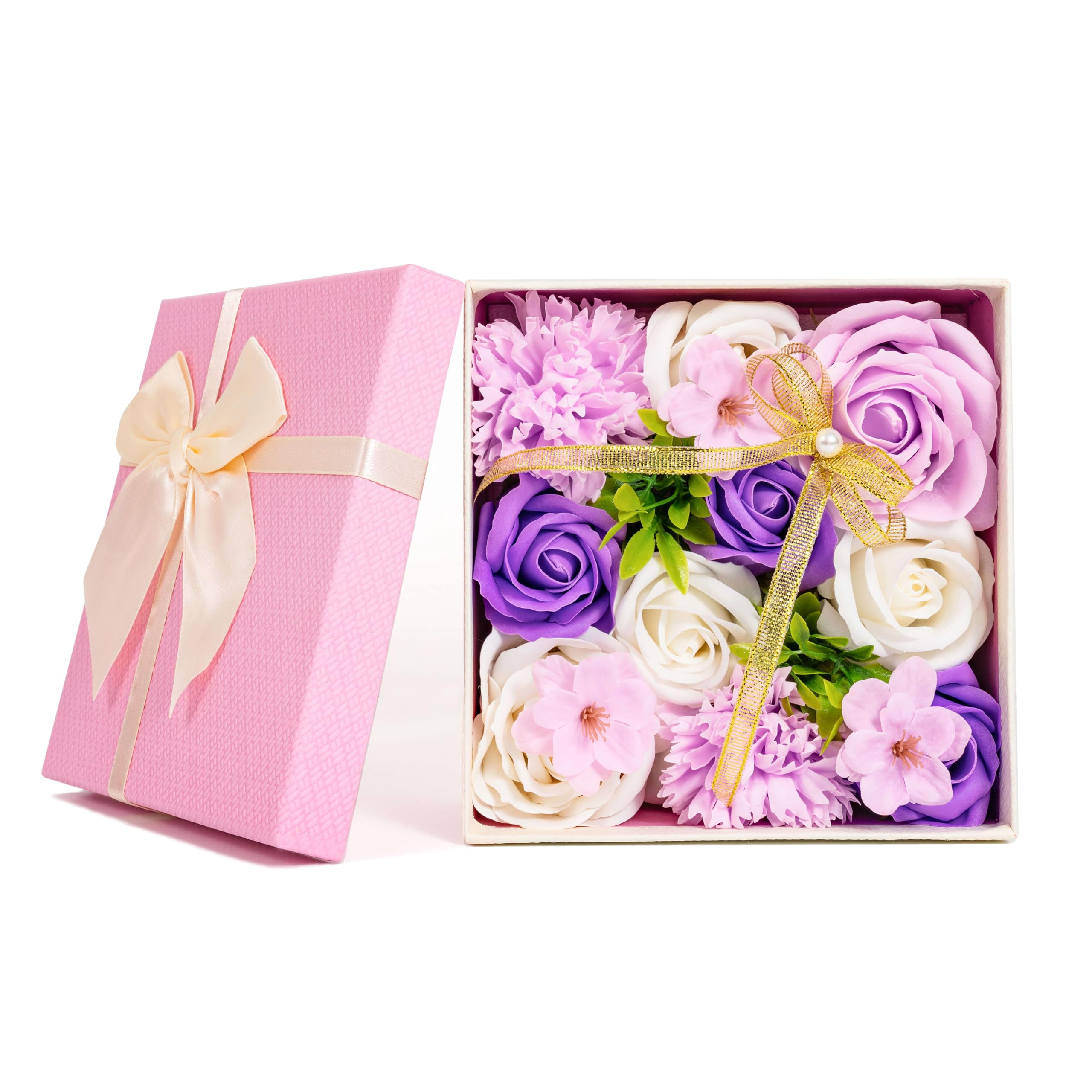 Amazon｜Epicpetal ソープフラワー ボックス バラの形をした