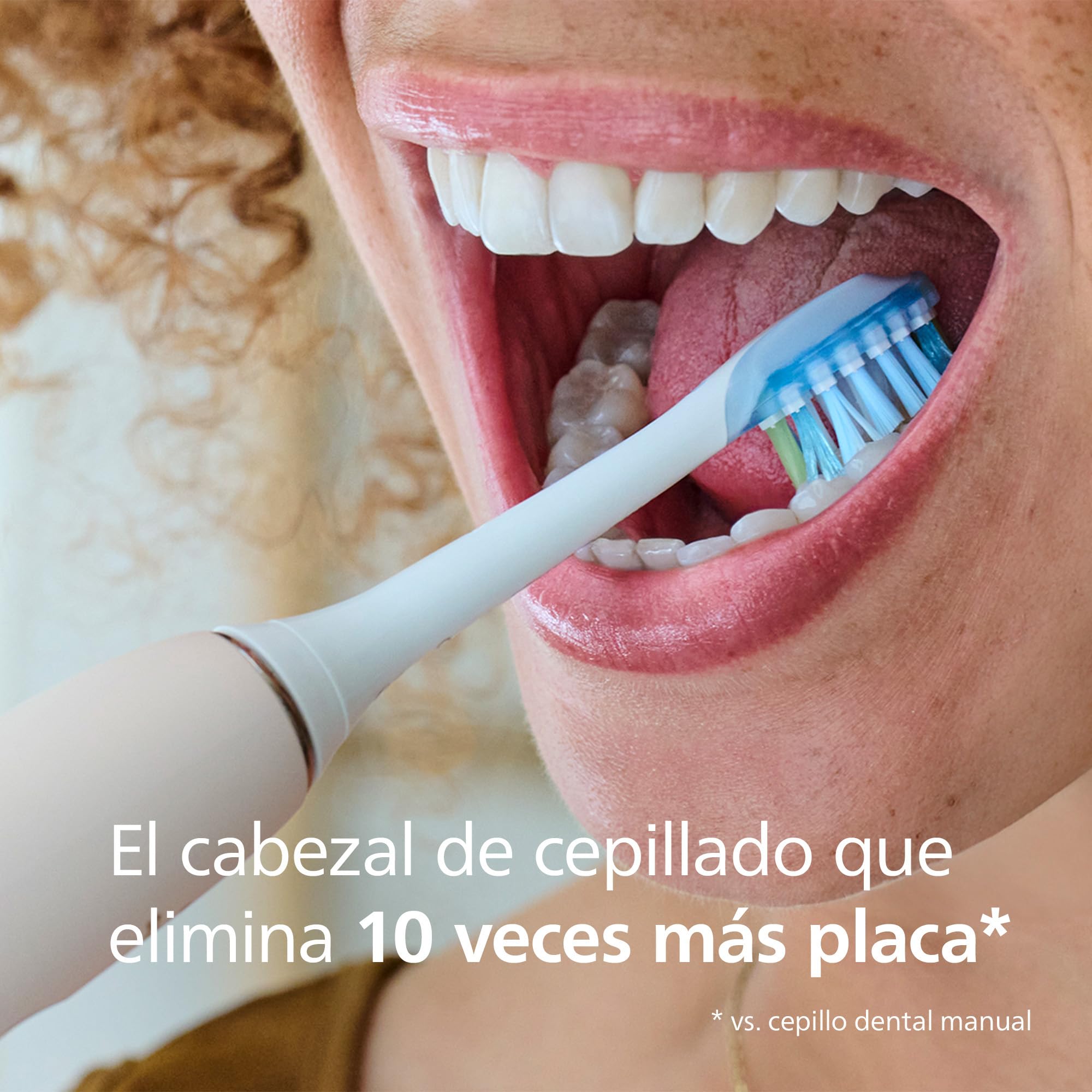 Philips Sonicare C3 Premium Plaque Defence, cabezales de cepillo dental de repuesto originales, blanco, paquete de 4, HX9044/87