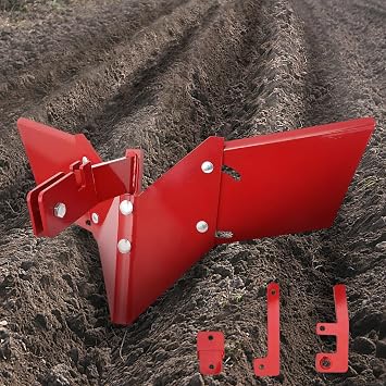 15683 Hiller-Furrower Kit for Rear Tine Tillers,Compatible with Earthquake 15683 Rototillers, Featuring Removable, Adjustable Wings and Three Connections for Large and Small Cultivated Areas