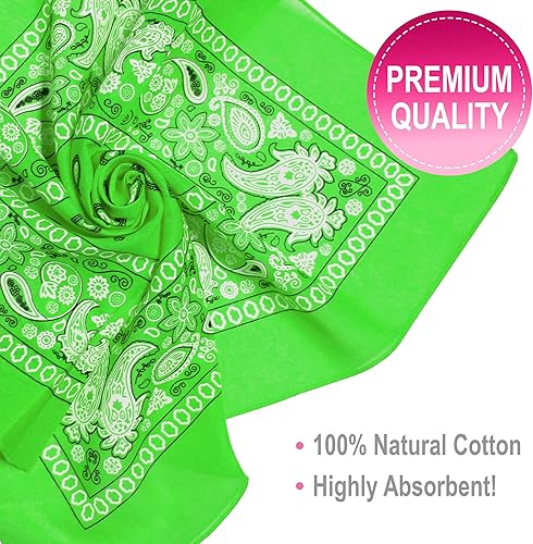 Miniatura 3 de BASICO Paquete de 6 bandanas para hombres y mujeres I Bandana Diademas Pañuelos