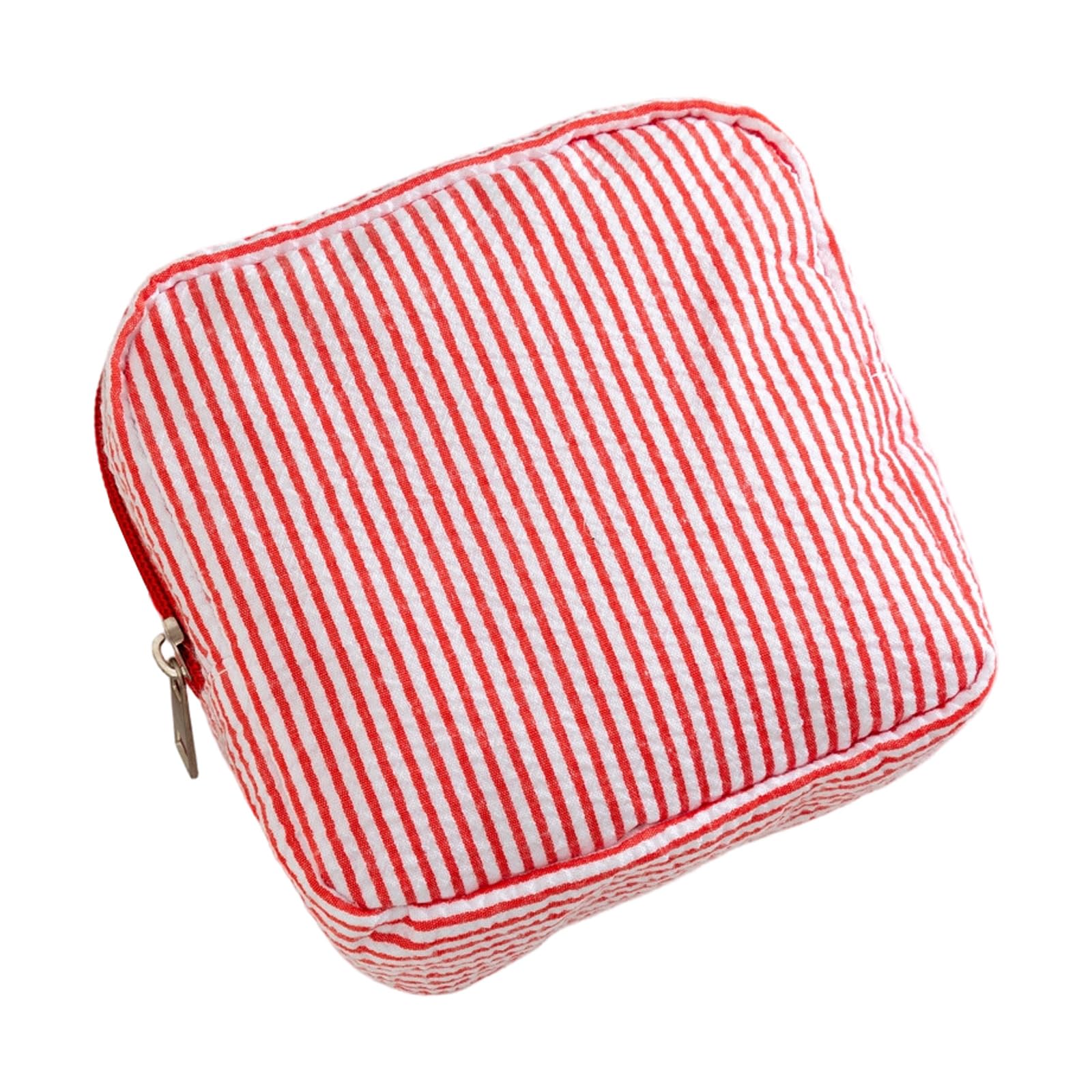 Zeiwohndc Bubble Weave Travel Cosmetic for Makeup Accessories and Tampons Portable Multipurpose Bubble Weave Small Storage Bag