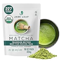 Vista 14 de Jade Leaf Matcha Polvo de Té Verde Matcha Orgánico Premium de Grado Ceremonial - Japonés - Culinario, Ingrediente, Casa de Té Barista Ceremonial