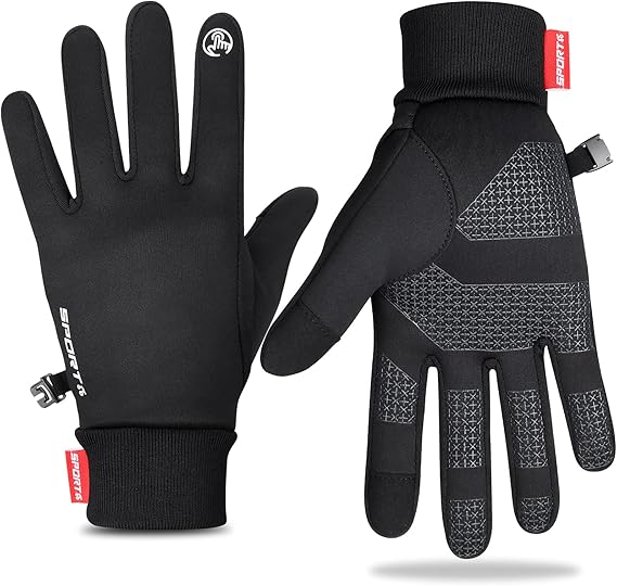 Amazon Cevapro 手袋 防寒 スマホ対応 防寒グローブ 手袋 自転車 裏起毛 暖かい 防風 滑り止め ランニング サイクルグローブ 通勤 通学 運転 秋 冬用 サイクル 自転車 グローブ 通販