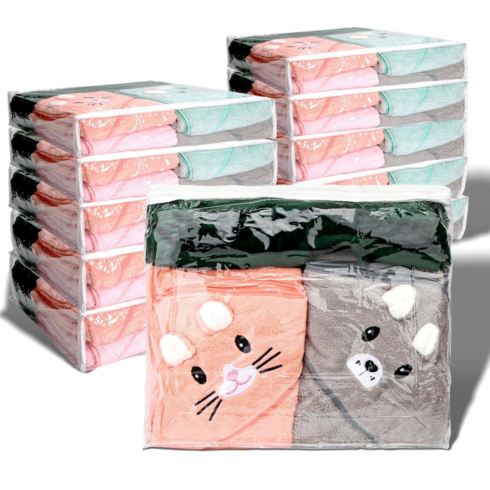 10 bolsas de almacenamiento transparentes con cremallera, bolsas de almacenamiento de plástico con cremallera para ropa, bolsas de almacenamiento organizadoras para mantas, clóset, ropa de cama,
