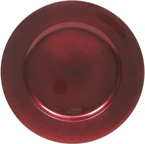 Vista 3 de ChargeIt by Jay! Placa de carga redonda, dorada, 13 pulgadas Oro