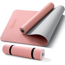 UMINEUX Extra Thick Yoga Mat, 6MM &10MM Yoga Mat Non Slip, POE Yoga Mats for Women Men, 72"x24", Great for Workout, Yoga, Pilates, Fitness & Floor Exercises