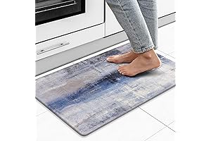 MAYHMYO Blue Kitchen Mats for Floor