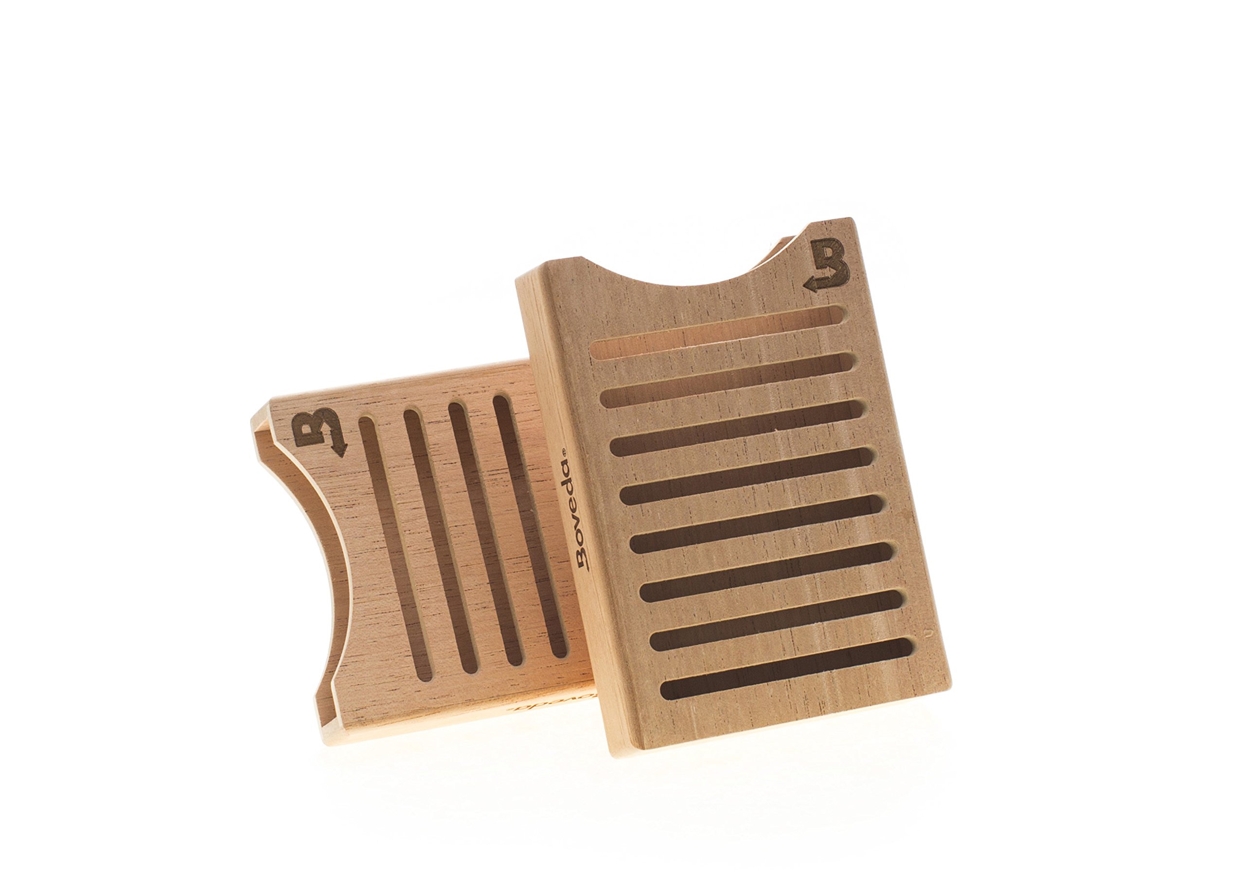 Boveda für Zigarren | Boveda-Halter aus Holz für Humidor | Zur Verwendung bei zwei (2) 60 übereinander (separat erhältlich) | mit Magnet- und Befestigungssets | 1 Stück