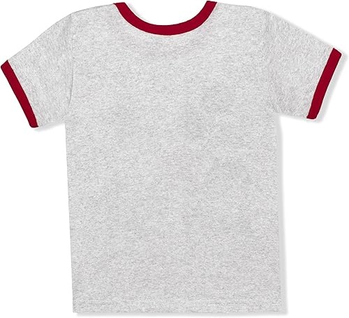 Miniatura 2 de Paw Patrol Nickelodeon Chase, Marshall and Rubble Boys' T-Shirt for Toddler and Little Kids GreyRed