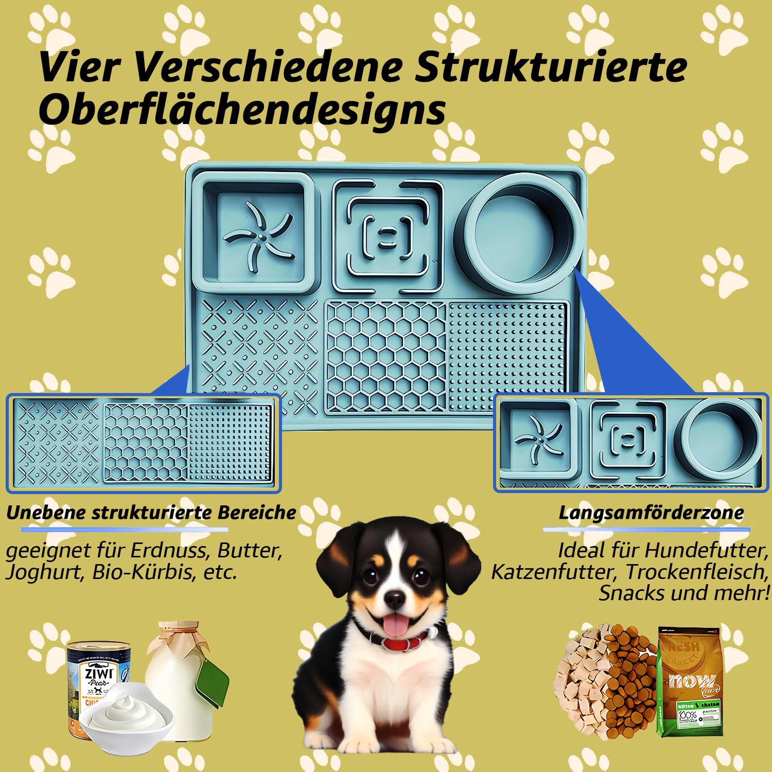 Zöld nyalókás alátét tapadókorongokkal