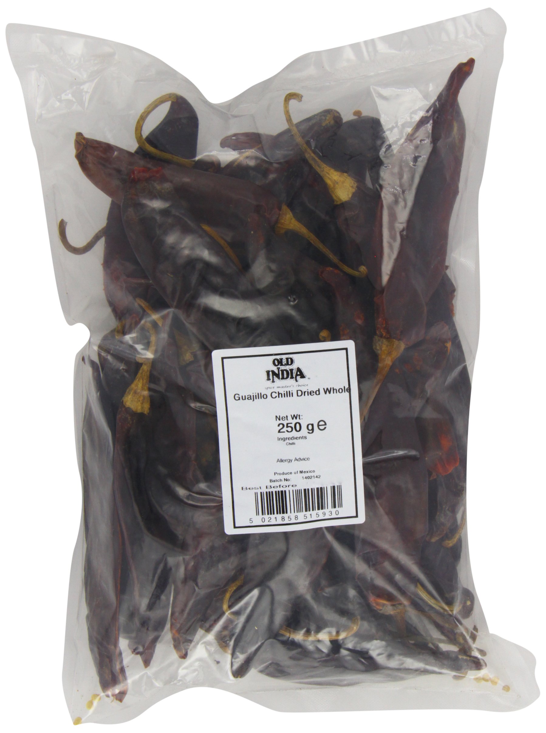 Old India Guajillo Chilli Dried Whole 250 g