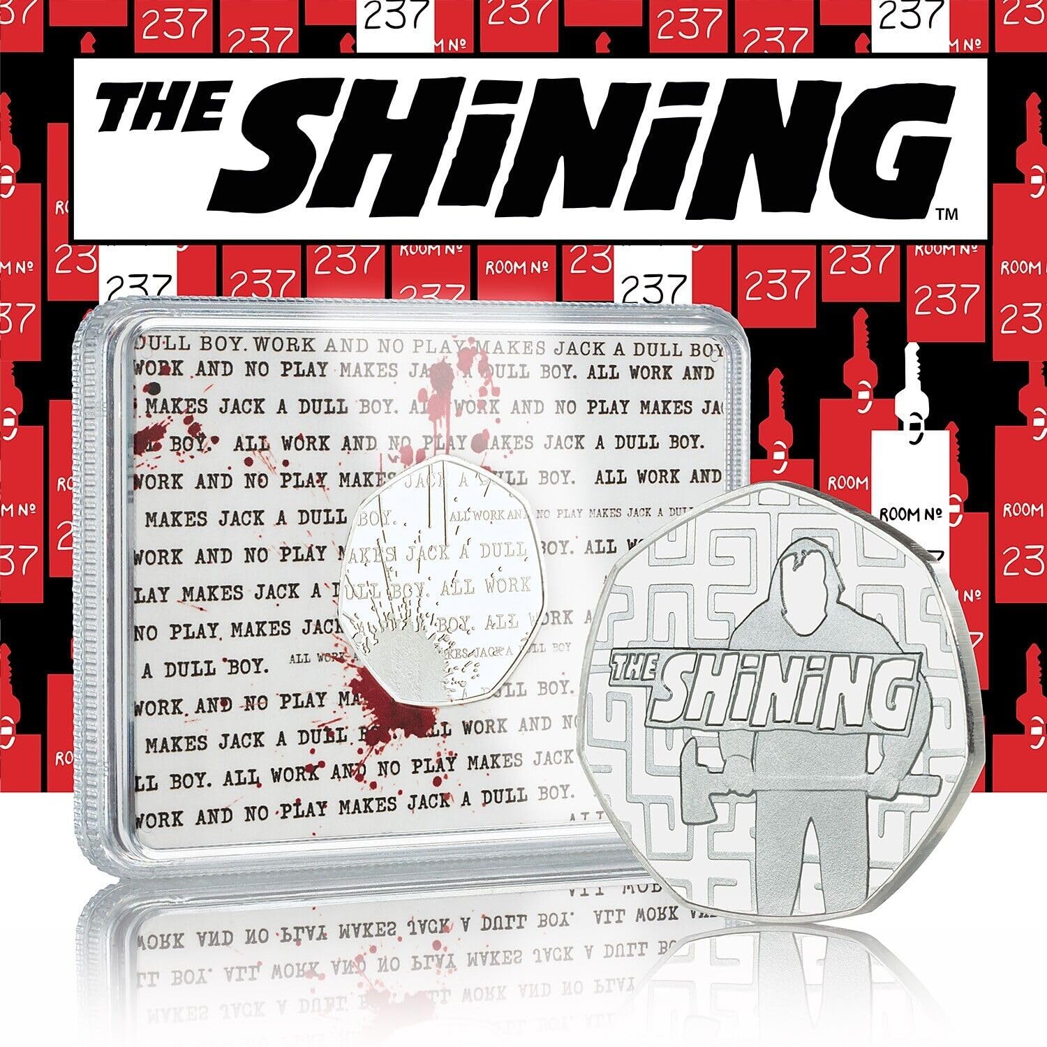 The Commemorative Coin Company Silver The Shining Official Commemorative In Case. Stanley Kubrick. Film/Movie