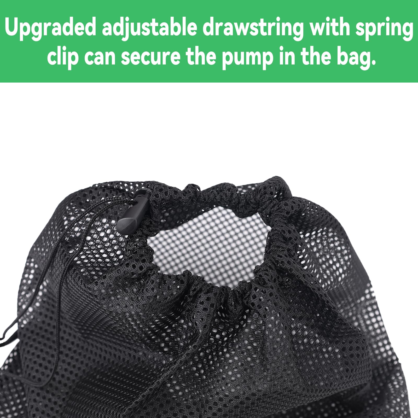 lasuroa 2pz Sacchetti Filtro per Pompa Dell'Acqua, 40x30,3cm Sacchetto Filtro Pompa Laghetto con Coulisse Regolabile per Laghetti Piscine Fontane Giardini e Acquari(Nero)